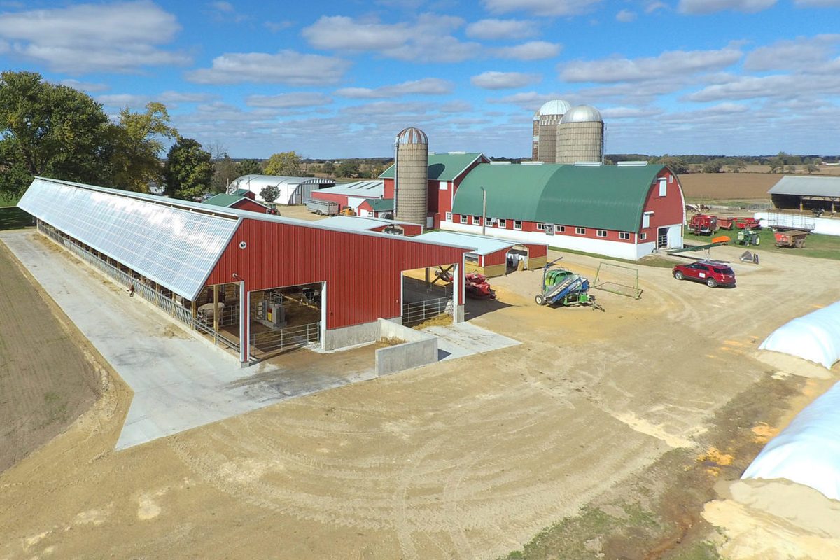 Agricultural building converted to a meat processing facility